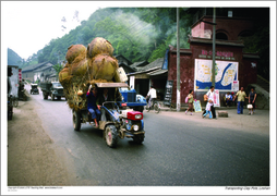 Transporting Clay Pots, Leshan