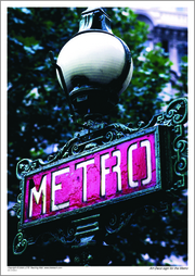 Art Deco sign for the Metro
