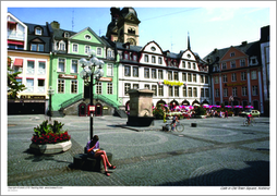 Cafe in Old Town Square, Koblenz