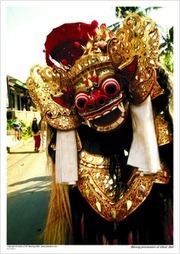 Barong procession at Ubud, Bali