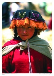 Native girl, Vilcanota Valley, Peru